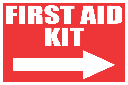 FA37 - First Aid Kit Right Sign