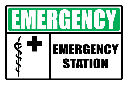 FA38 - Emergency Station Sign