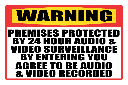 SE4 - Warning Premises Protected Sign