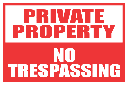 SE33 - Private Property Sign