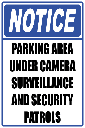 SE50 - Notice Parking Area Sign