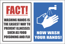H7 - Fact Wash Hands Sign