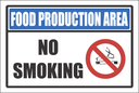 H8 -  Food Production Area Sign