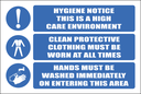 H12 - Hygiene Notice Sign