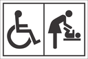 T35 - Accessible Toilet And Baby Change Room Sign