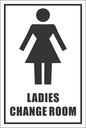 T36 - Ladies Change Room Sign