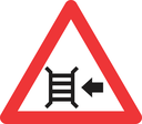 W316 - Motor Gate (Left) Road Sign