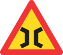 TW326 - Temporary Narrow Bridge Road Sign