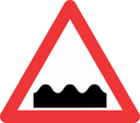 W331 - Uneven Roadway Road Sign