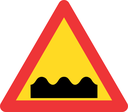 TW331 - Temporary Uneven Roadway Road Sign