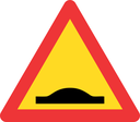 TW332 - Temporary Speed Hump Road Sign