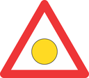 W346 - Emergency Flashing Light Road Sign