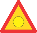 TW346 - Temporary Emergency Flashing Light Road Sign