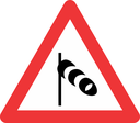 W349 - Crosswinds Road Sign