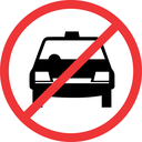 R224 - No Taxis Road Sign