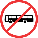 R227 - No Busses Road Sign