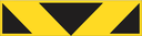 TW415 - Temporary Overhead Danger Plate Road Sign