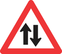 W212 - Two-Way Traffic Road Sign