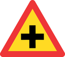 TW101 - Temporary Crossroad Road Sign