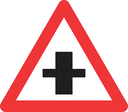 W102 - Crossroad On Priority Road Road Sign