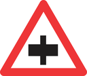 W103 - Priority Crossroad On Non-Priority Road Road Sign