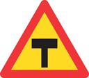 TW104 - Temporary T-Junction Road Sign