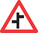 W110 - Staggered junctions (L-R) Road Sign