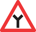 W115 - Y-Junction Road Sign