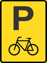 TR304-P - Temporary Bicycle Parking Reservation Road Sign