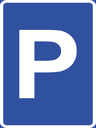 R305-P - Parking Reservation Road Sign