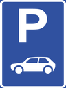 R308-P - Motor Car Parking Reservation Road Sign