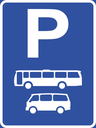 R327-P - Bus & Mini-Bus Parking Reservation Road Sign