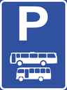 R330-P - Bus & Midi-Bus Parking Reservation Road Sign