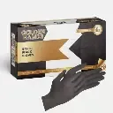 Nitrile Gloves (Black) - Powder-Free - Box of 100