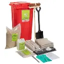 240L Chemical/Acid Wheelie Bin Spill Kit