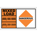 Mixed Load Placard