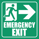 GI76 - Emergency Exit Right Sign