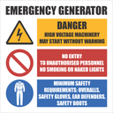 EL32 - Emergency Generator Sign