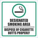 SM22 - Designated Smoking Area Sign