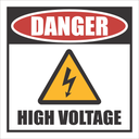DG10 - High Voltage Danger Sign