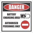 DG27 - Battery Charging Area Danger Sign