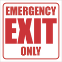 FR86 - Emergency Exit Only Sign