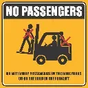 FLS3 - No Passengers Sign
