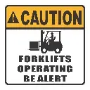 FLS17 - Forklifts Operating Sign
